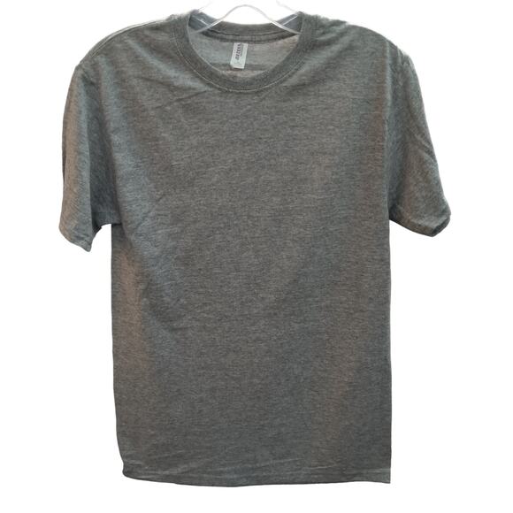 Jerzees 2pk Gray Dri-Power Tees S Workout Training Shirts Cotton Blend - Picture 2 of 7